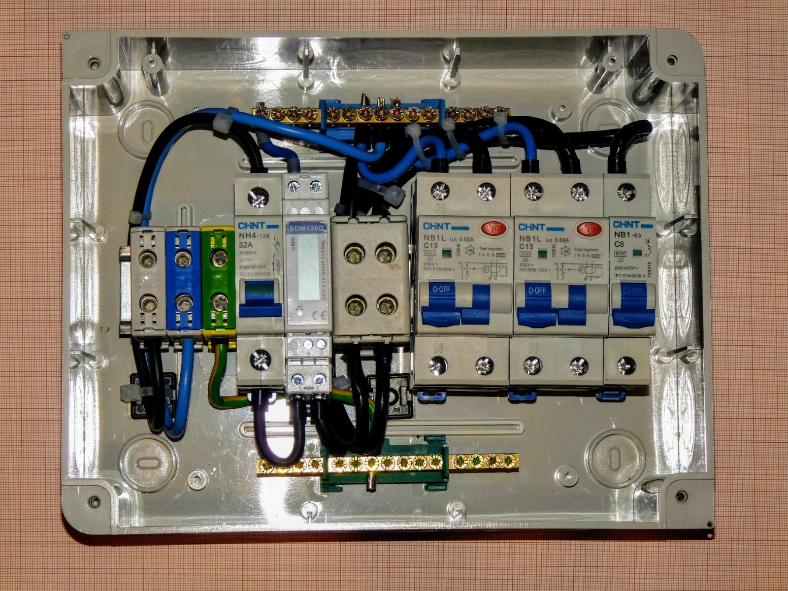 Tableau électrique (photo d’illustration)